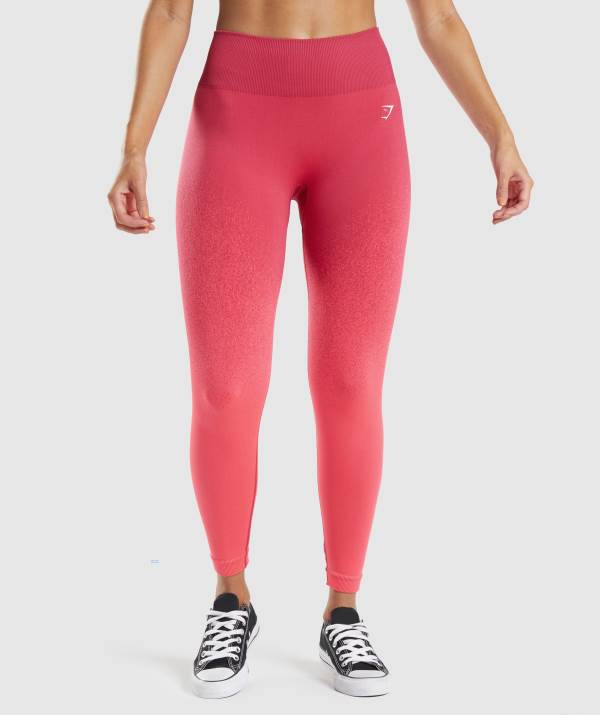 Damske Legíny Gymshark Adapt Ombre Seamless Červené Ruzove | GV2478901